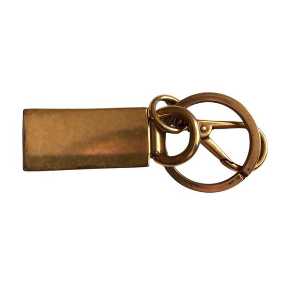 Authentic Vintage Prada Keyring Bag Charm Metal Keychain Carabiner - Picture 3 of 5